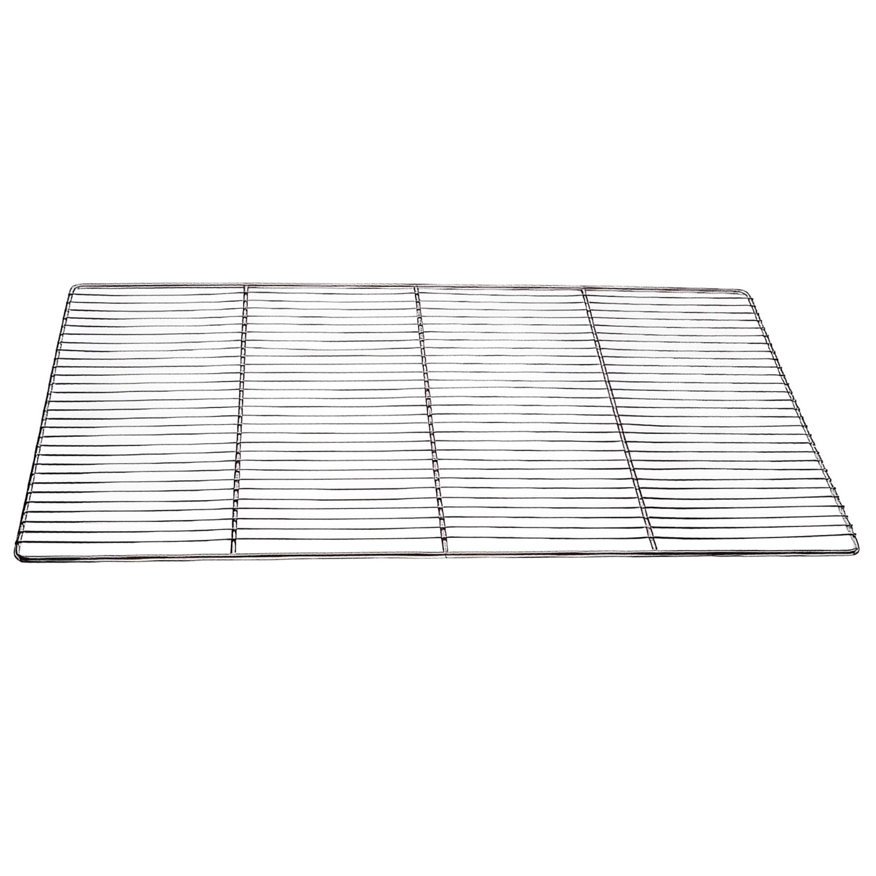 Griglia per forno 60 x 40 cm - Griglia metallica con 3 traverse di rinforzo - alta resistenza e uso professionale