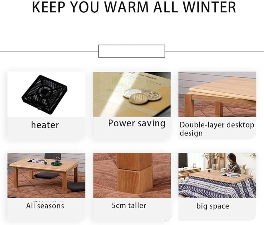 Amazon.com: Kotatsu Heater Futon Set Kotatsu Coffee Table,Heater