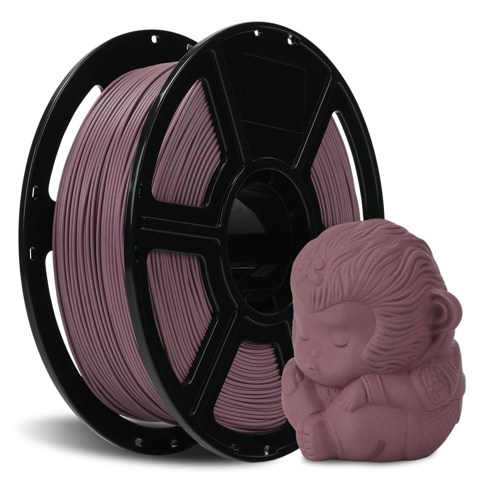 FLASHFORGE Filamento PLA in Fibra di Carbonio 1,75mm, Filamento per Stampante 3D PLA Rinforzato con Fibra di Carbonio, Bobina da 1kg Precisione dimensionale +/- 0,02mm, Alta Resistenza all'abrasione