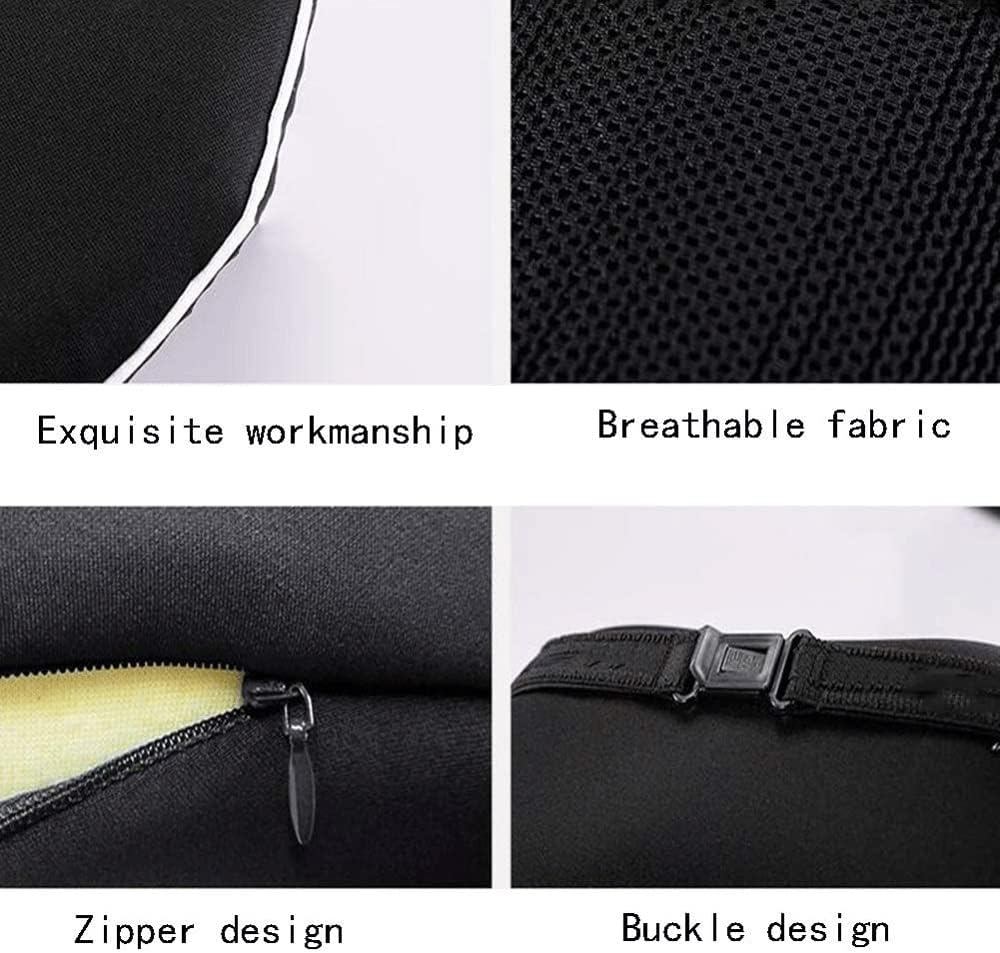 Lumbar Pillow-Memory Foam Lumbar Support Full Back Pain, Ergonomically Supported Lower Back and Upper Back, Suitable for Car Seats, Office Chairs(D)