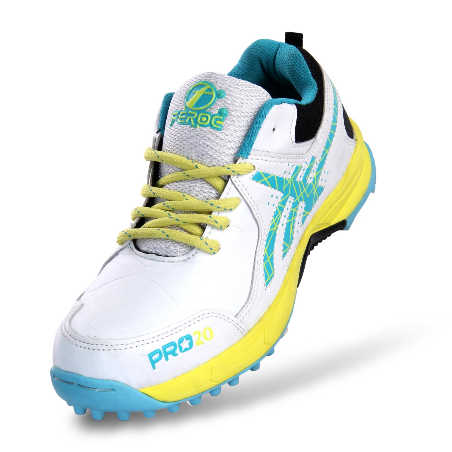 FEROC PRO Strike Rubber Stud Cricket Shoes (Yellow, 6) (B0CGNM21XG) Amazon Price History, Amazon Price Tracker