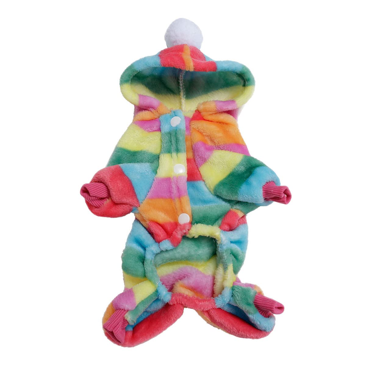 FRCOLOR Felpa con Cappuccio Cani 3 Pz Abbigliamento Camicia Banda Vestito per Cani