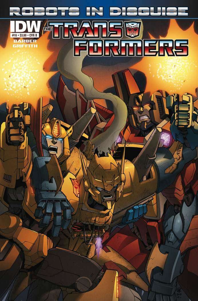 Amazon.com: Transformers, The: Robots in Disguise #16B VF/NM ; IDW
