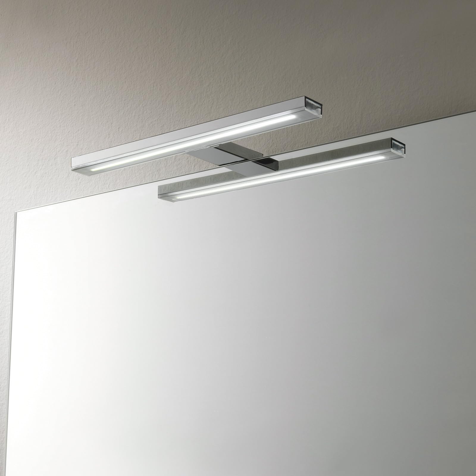Aplike - Aplique Espejo Baño 15 cm Luz LED Pegasus, Luz Espejo Baño Blanca Fría (5700K), IP44 - Aplique Pegasus