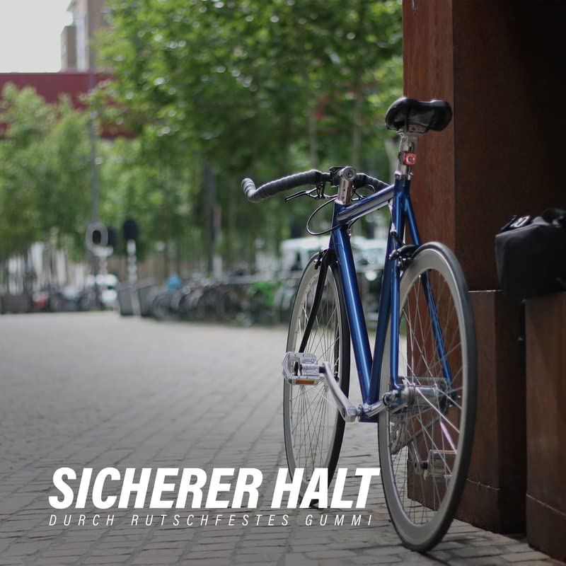 LED Premium Fahrradlicht - Set Akku - 100/75/50 LUX - Fahrradlampe USB wiederaufladbares Front- / Rücklicht, IPX5 Wasserdicht StVZO zugelassen Schwarz