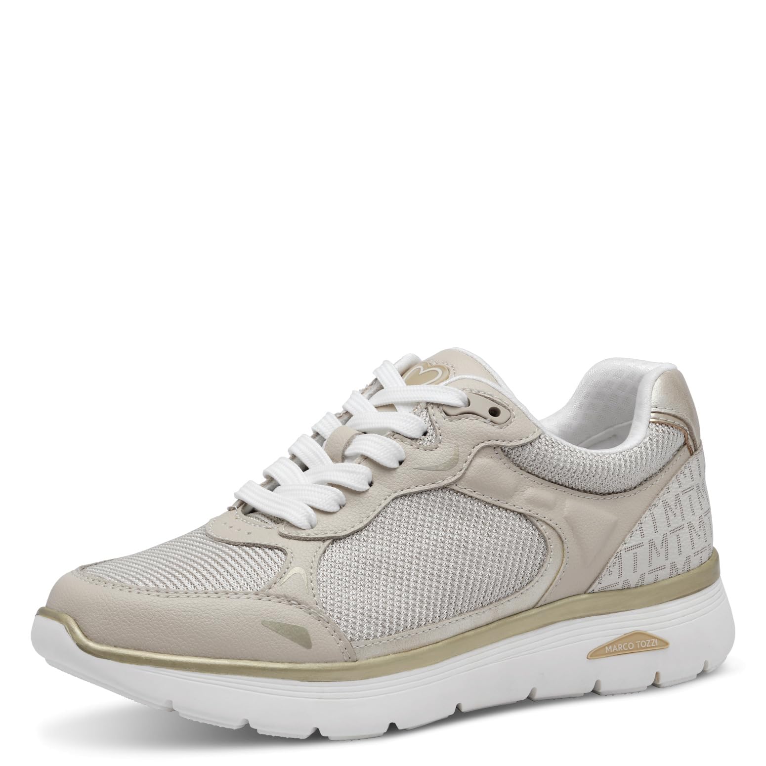 MARCO TOZZI Women's Damen Sneaker 2-23760-44, Cream, 6.5 UK