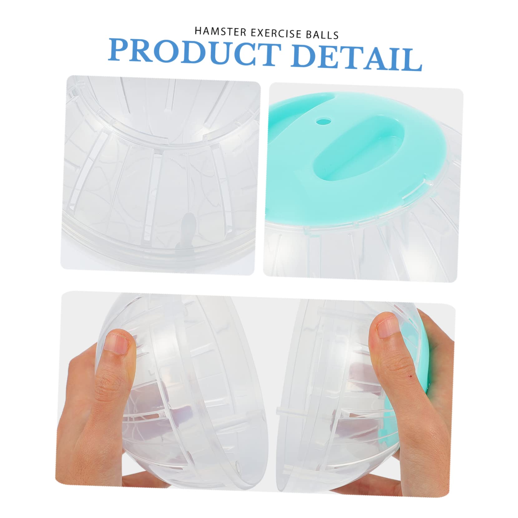 4stücke Hamster Übungsbälle Für Kleine Tiere Transparente Laufräder Für Hamster Und Kleine Nager Fördert Bewegung Und Spiel Langeweile Und Stress