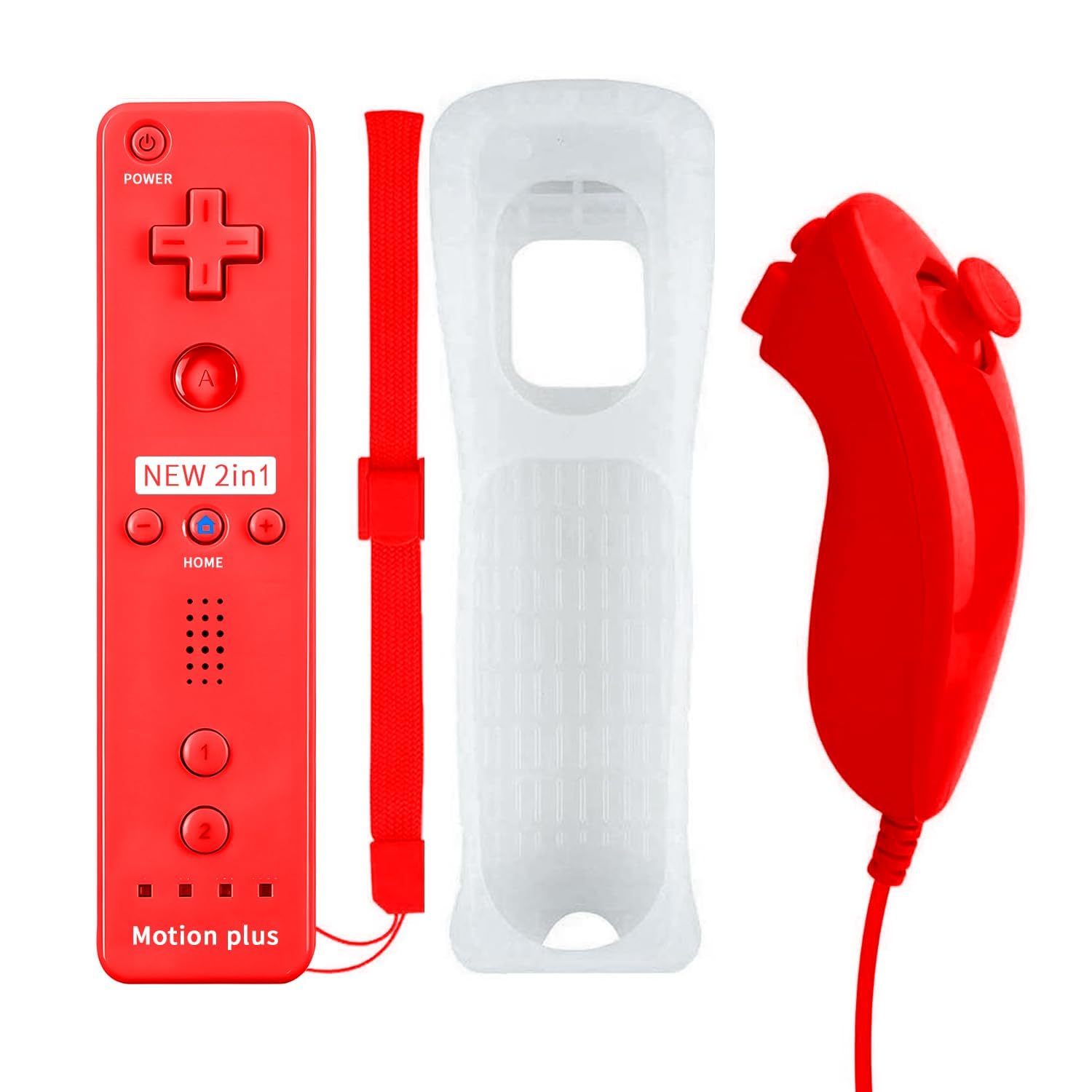 Wii - もこ Amazon.com: QUMOX Wii Nunchuck Remote Controller with Motion