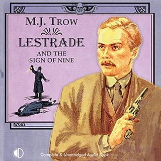 Lestrade and the Sign of Nine Audiolibro Por M J Trow arte de portada
