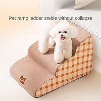 Vista 4 de ACQUIRE Pet Stairs Steps Stairs Pet Ramp Ladder Removable Dogs Bed Puppy Stairs Climbing Ladde Bedside Sofa