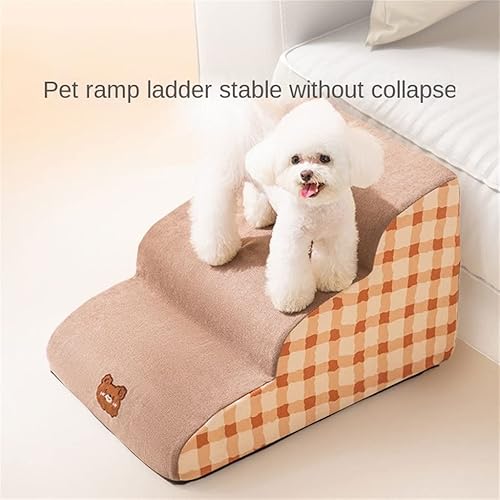 Miniatura 4 de ACQUIRE Pet Stairs Steps Stairs Pet Ramp Ladder Removable Dogs Bed Puppy Stairs Climbing Ladde Bedside Sofa