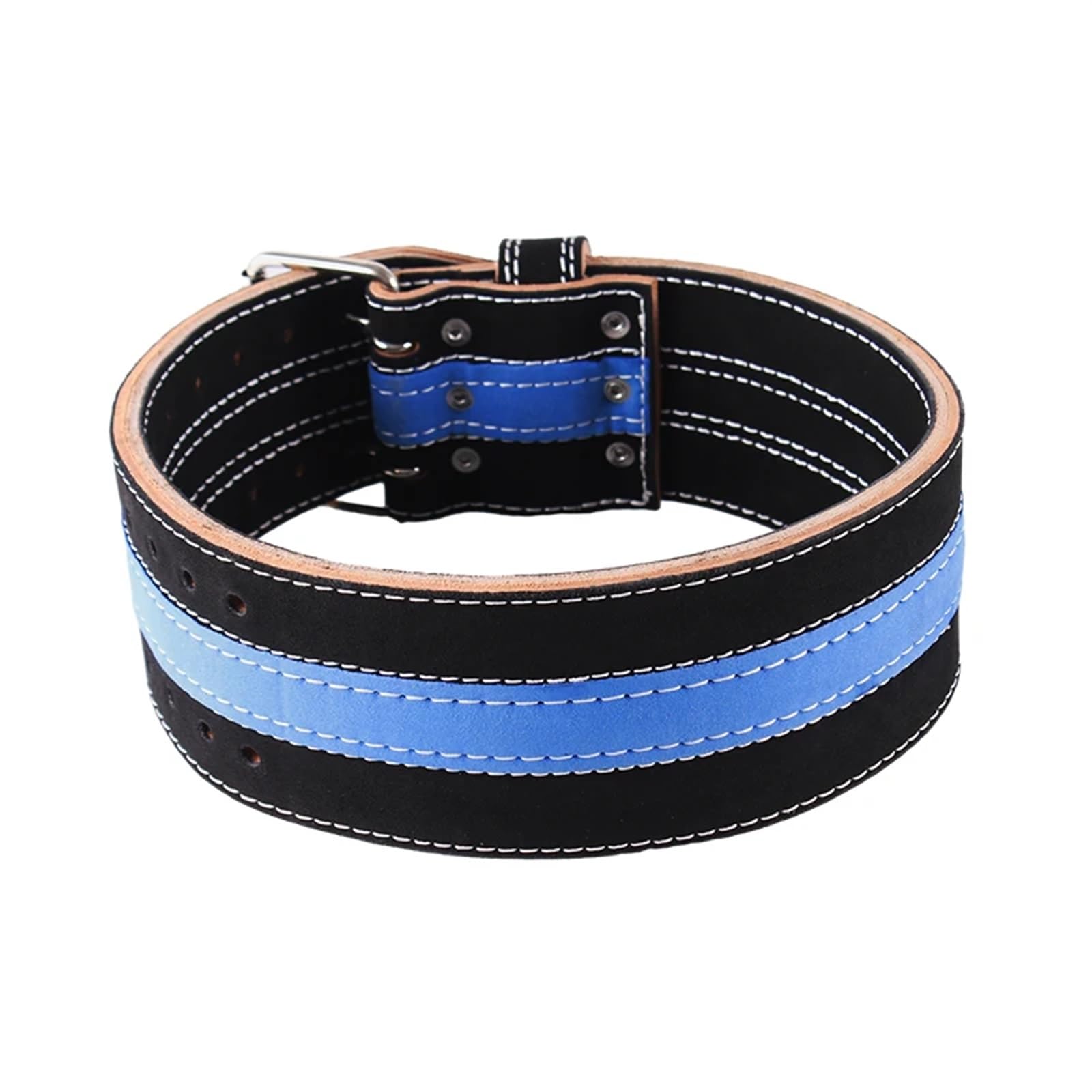 Cinturón de Levantamiento de Pesas de Piel de Vaca, Protector de Cintura for Entrenamiento de Fuerza, Faja de Levantamiento de Pesas de Cuero de 4 Capas, 10 mm de Grosor
