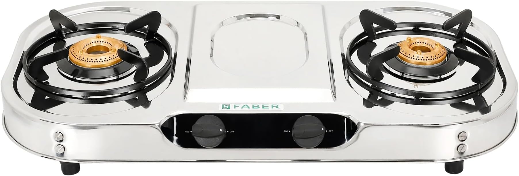 Vidiem Gas Stove S2 199 A VECTOR NERO (Silver) Stainless Steel 2