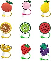 Vista 14 de 6 fundas de silicona para popotes, tapas reutilizables para popotes, puntas de popote a prueba de salpicaduras, accesorios para popote de 0.315 a