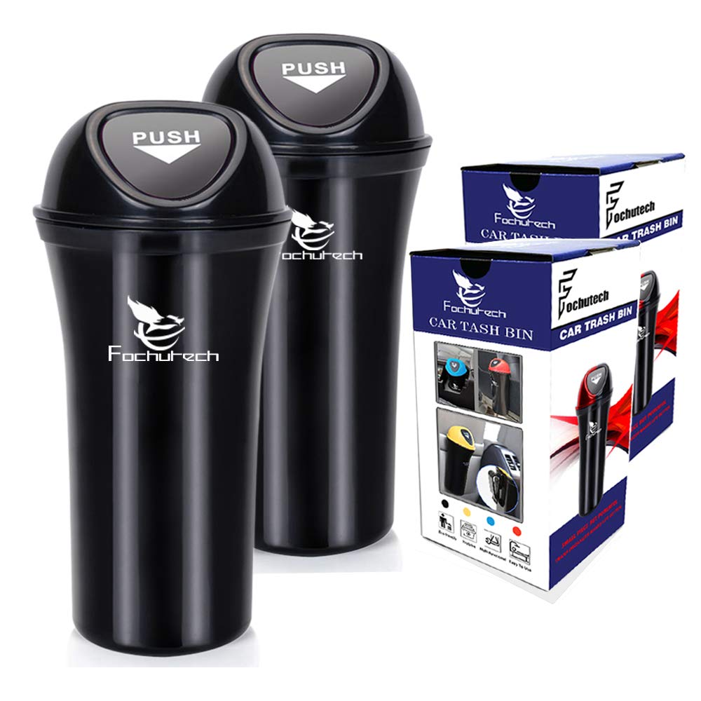 Car Trash Can with Lid Small Car Trash Bin Portable Vehicle Auto Car