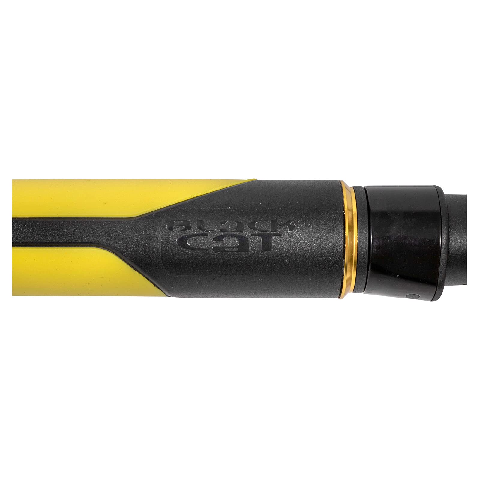 Black Cat Caña de Pescar Vertical Premium Passion Vertical Pesca Spinning Desde Barco Peso 230 g, Negro y Amarillo, 1,80 m