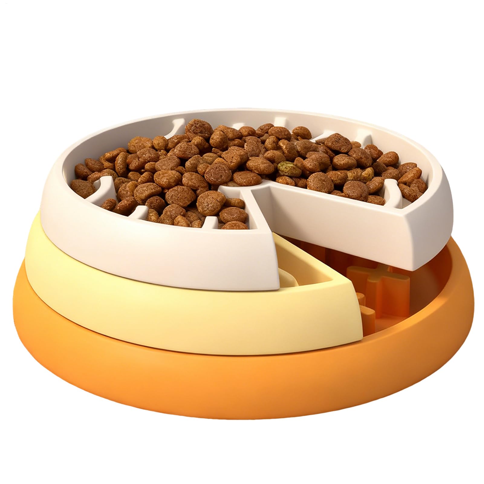 Gamelles pour chien à alimentation lente anti-glouton et jeu d'enrichissement