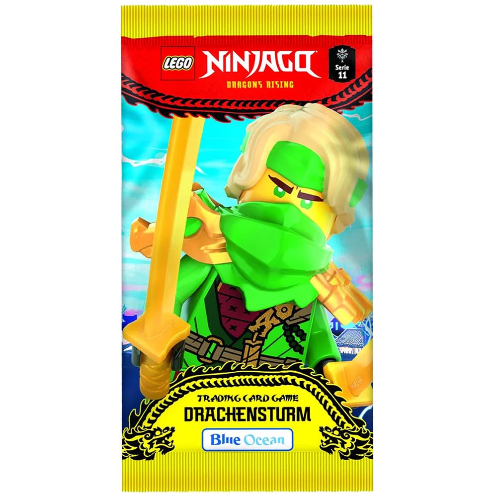 Bundle mit Lego Ninjago Serie 11 Trading Cards - 2 Display (72 Booster) + Exklusive Collect-it Hüllen