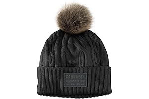 Warm and Stylish Knit Pom-Pom Beanies For Women by Carhartt