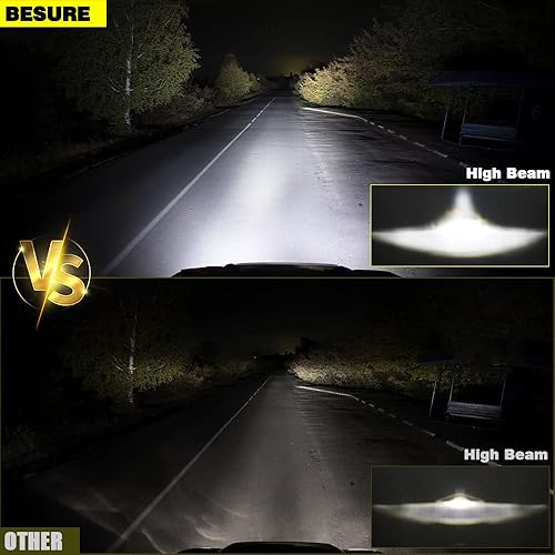 Miniatura 3 de Faros delanteros LED de 7 pulgadas compatibles con Jeep Wrangler JK JKU TJ LJ 1997-2018 aprobado por DOT HiLo Beam para señal de giro para Chevy