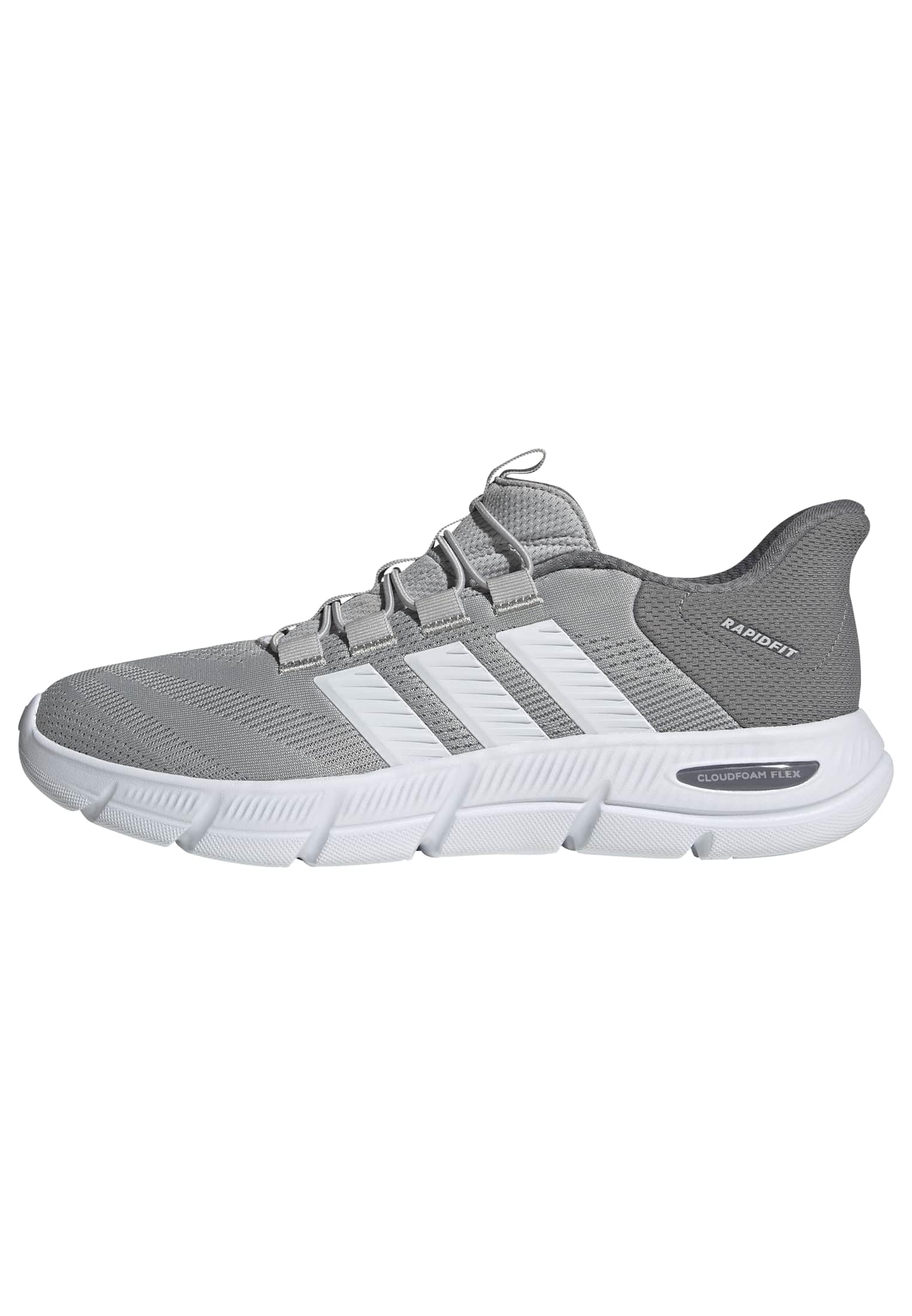 adidas Men's Cloudfoam Flex Laces Shoes, Grey Two/FTWR White/Grey Three, 7 UK