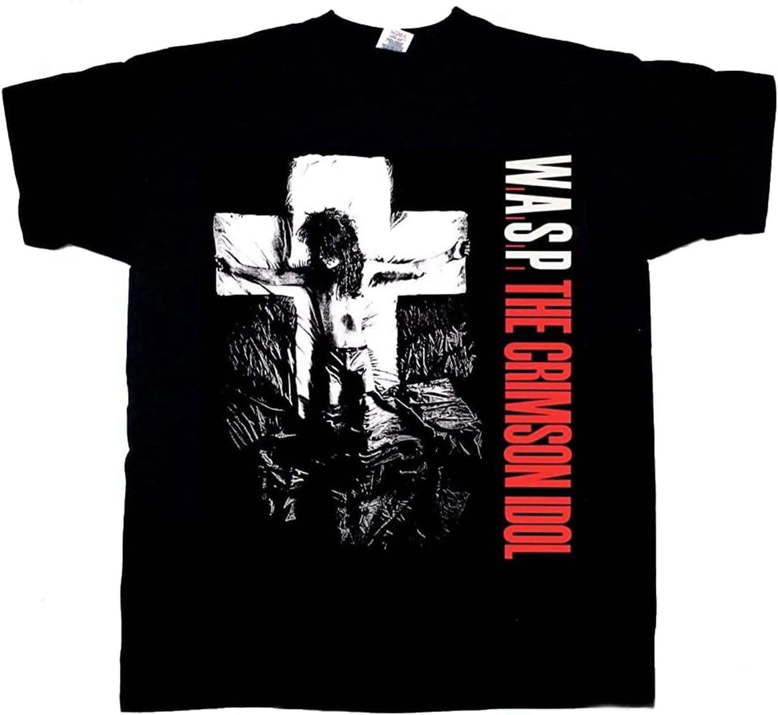 W.A.S.P. Crimson Idol Heavy Metal Band Wasp Twisted Sister Men T Shirt Size L