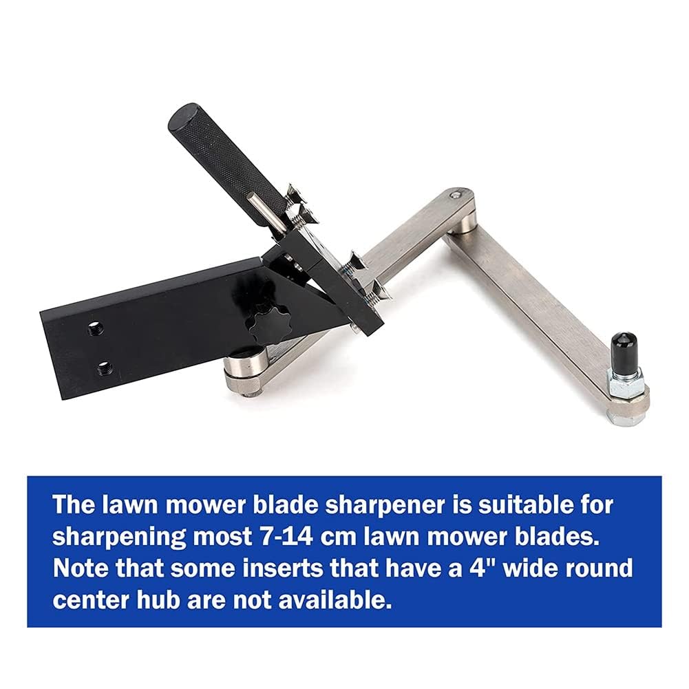 Affilacoltelli Lama Larga per Tagliaerba 7-14cm Regolabile con Cuscinetti Telaio per Tagliaerba Affila Lame per Tagliaerba Affilacoltelli per Tagliaerba, per Lama per Tagliaerba, Ascia, Accetta