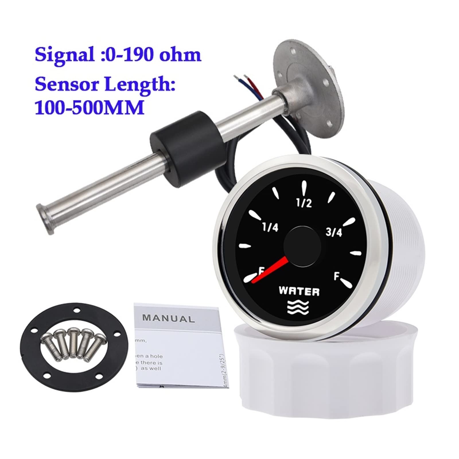 Vloeistofniveausensor Waterdichte IP67 52MM Auto Boot