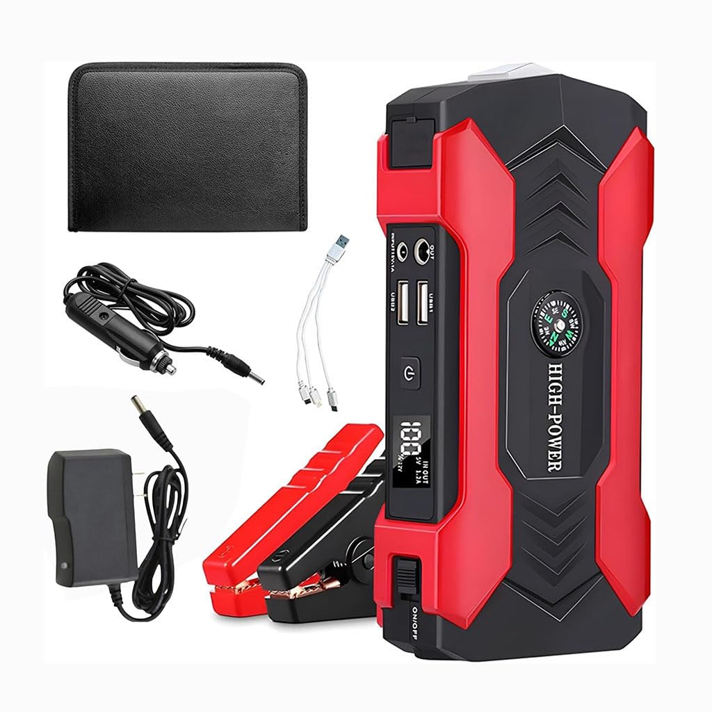 LWKJDHS 12V Car Jump Starter Power Pack for Patriot 2007-2025, Portable Car Battery Booster Jump Starter Emergency Battery Pack Accessory