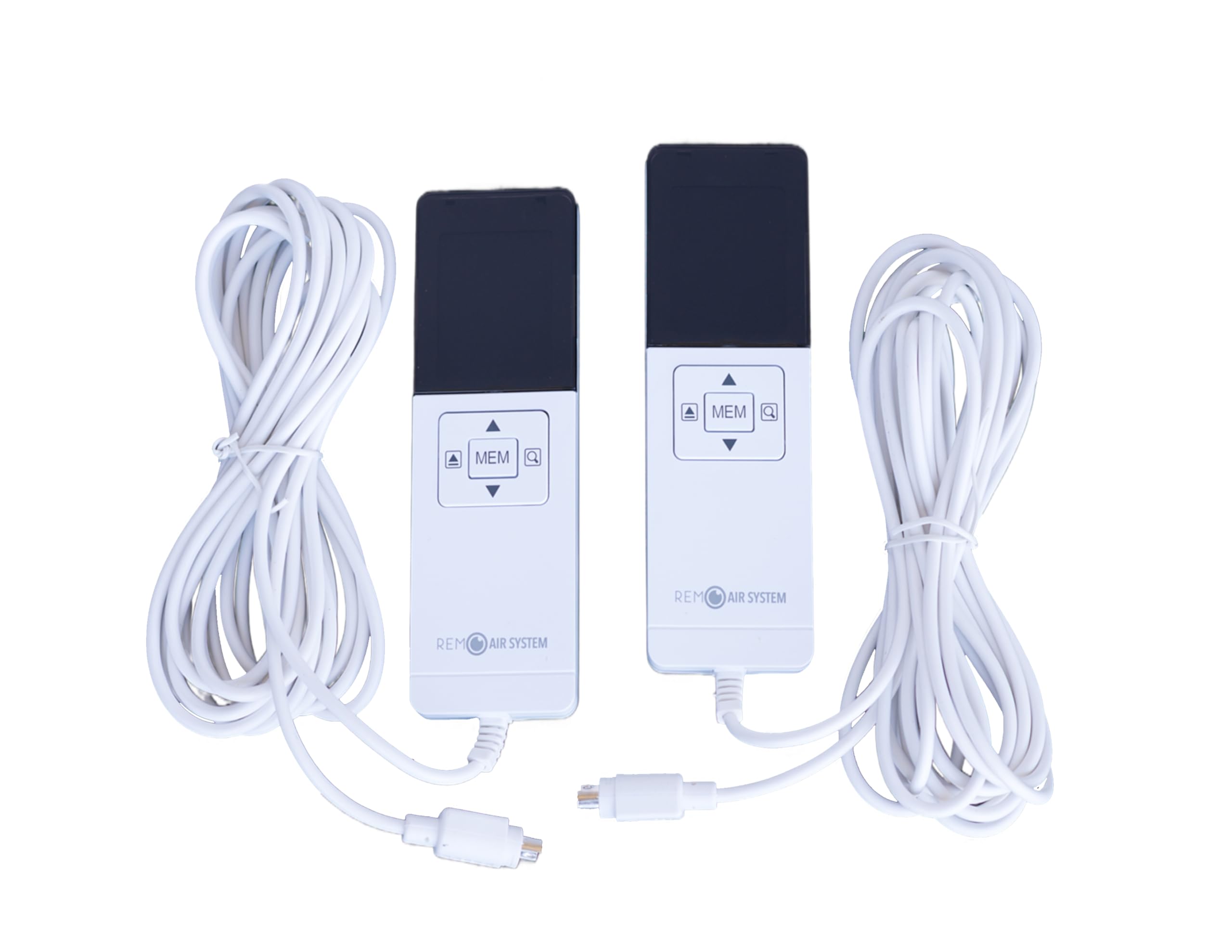 REM Air System Kabelgebundene Ersatz-Luftbettpumpe, kompatibel mit Select Comfort oder Sleep Number Matratzen, 2 kabelgebundene Fernbedienungen und 2 Schläuche im Lieferumfang enthalten. Lebenslanger
