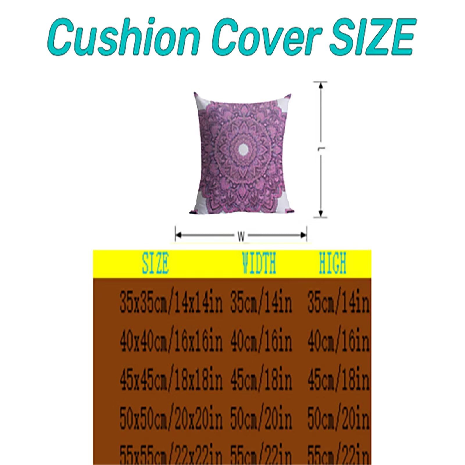 4 Pack Kopfkissenbezug Flower Shape Outdoor 55x55cm Kissenbezug THDZ-2751