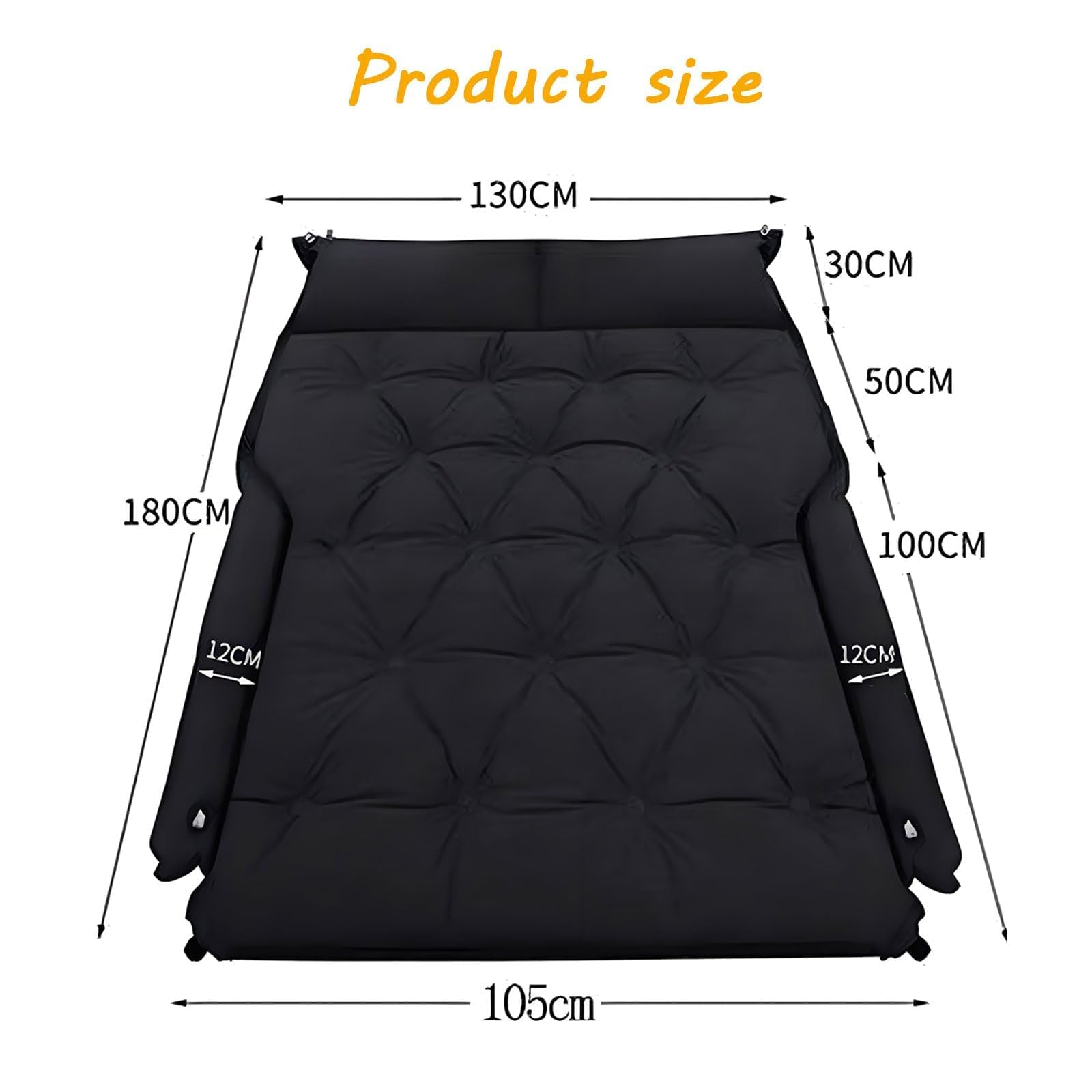 YggfQI Car Air Mattress for Nissan Murano 2011 2012 2013 2014,Portable Inflatable Mattress Pad Camping Bed Air Couch Inflatable Bed Pertain SUV Trunk and Rear Seat,A