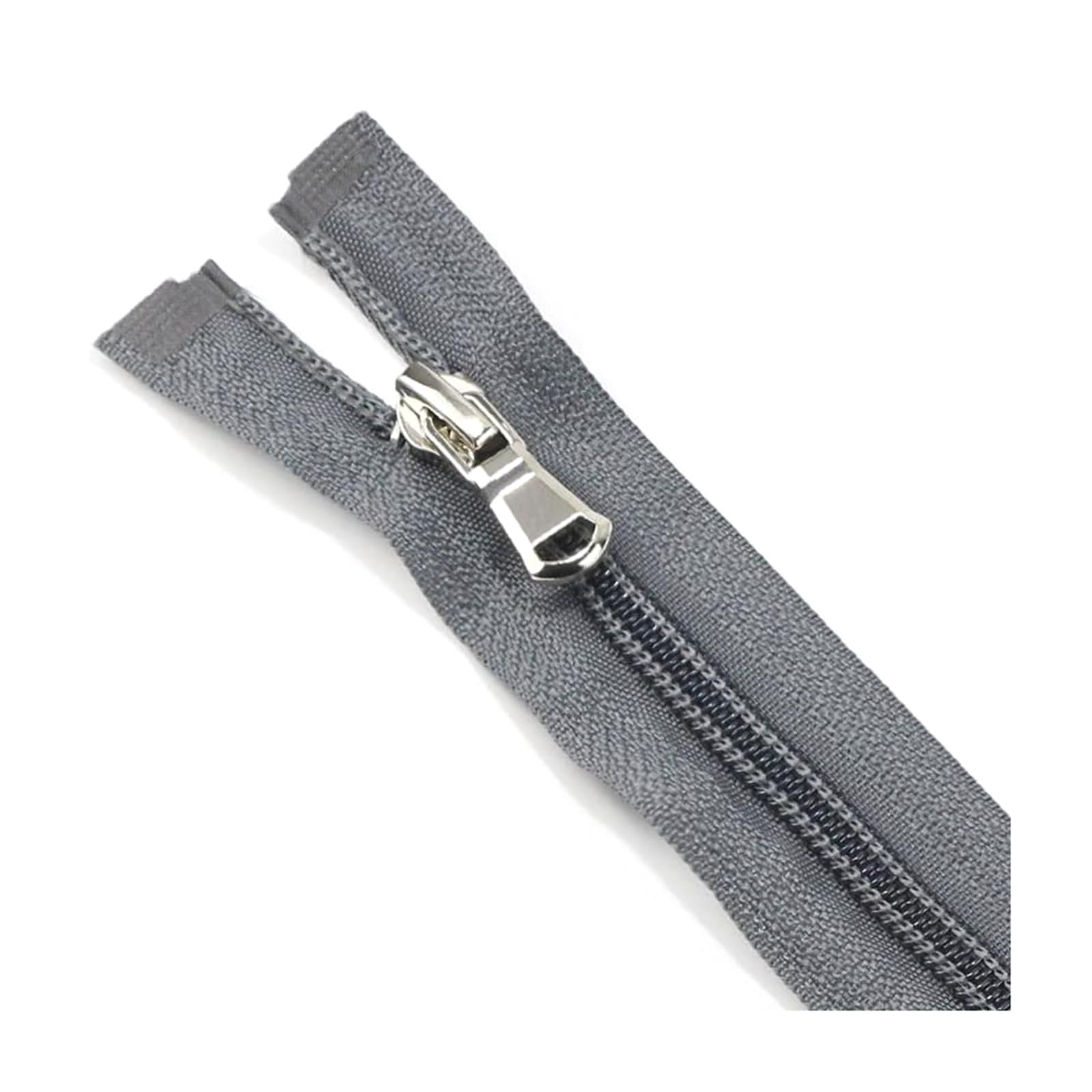 CFFQDQUANB Zipper for Bags, Nylon Coil Zippers Open-end for Tailor Sewing Crafts Nylon Zippers Accessories 5# 1pc(Gray,70cm)