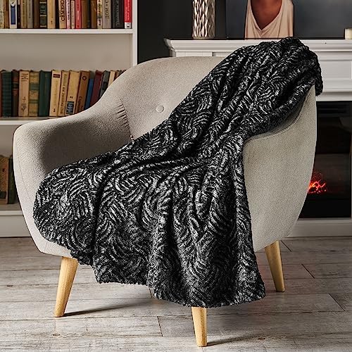 Mellanni Faux Fur Fuzzy Blankets Soft Blankets and Throws