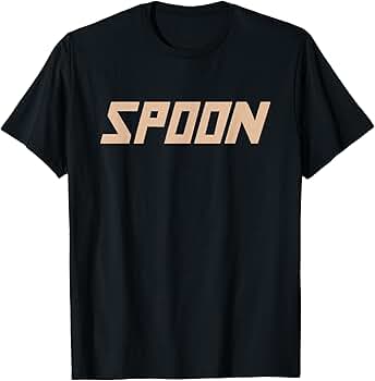 Amazon.com: Spoon Logo T-Shirt : Clothing, Shoes & Jewelry