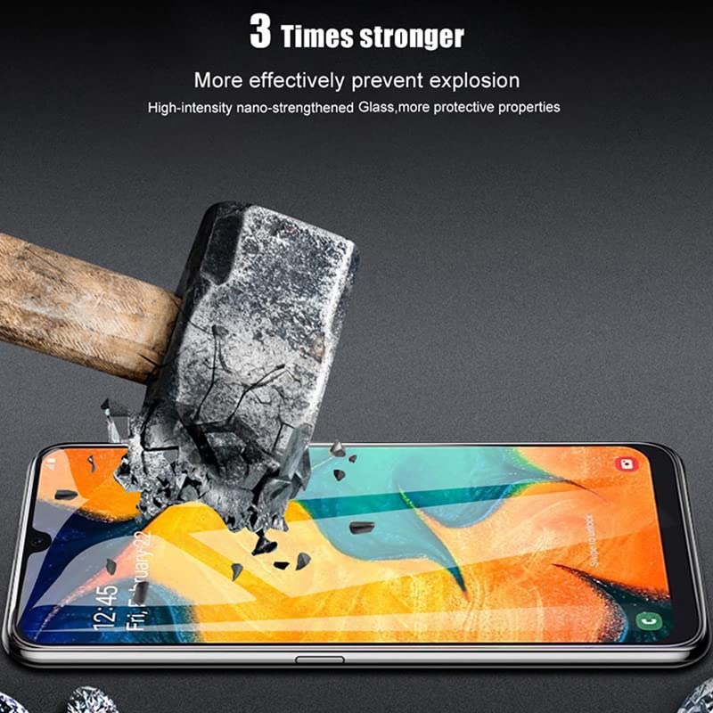 Image of Casodon Tempered Glass Screen Protector Guard For Samsung Galaxy A34 5G - Black for Smartphone