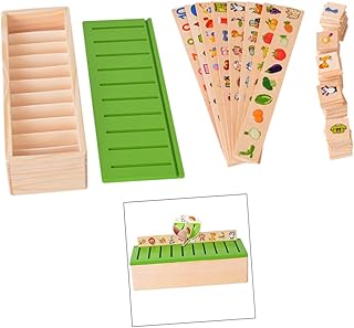 TOYANDONA Kidcraft Playset Brinquedos De Madeira Crianças Brinquedos Educativos Crianças Playset Brinquedos Para Crianças Brinquedo Para Crianças Brinquedo De Classificação De Conhecimento
