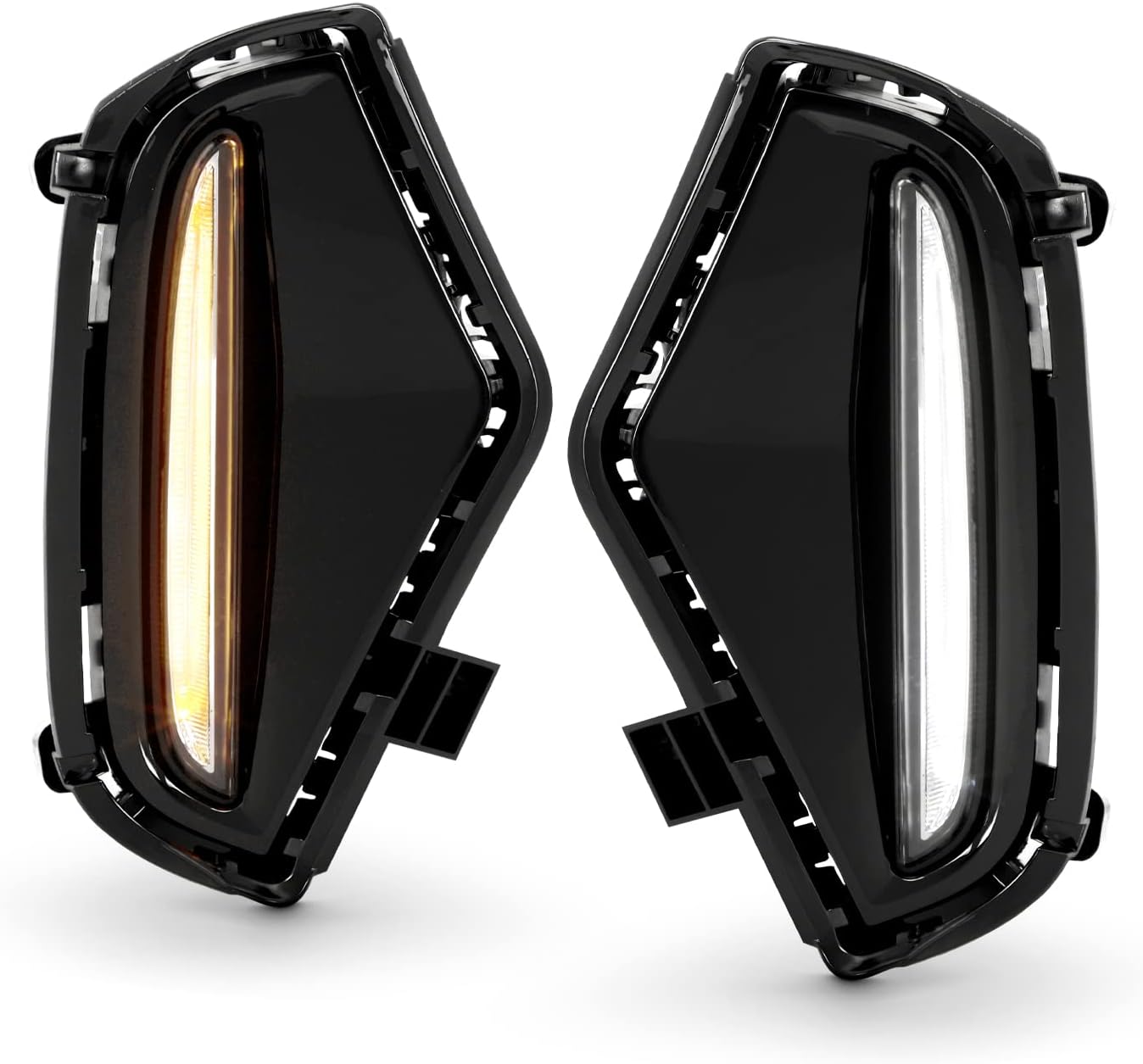 AKKON - Fit 2019-2025 Toyota RAV4 19-25 OE Style [Full LED] Switchback Fog Lights Lamp Front Bumper w/Cable Switch