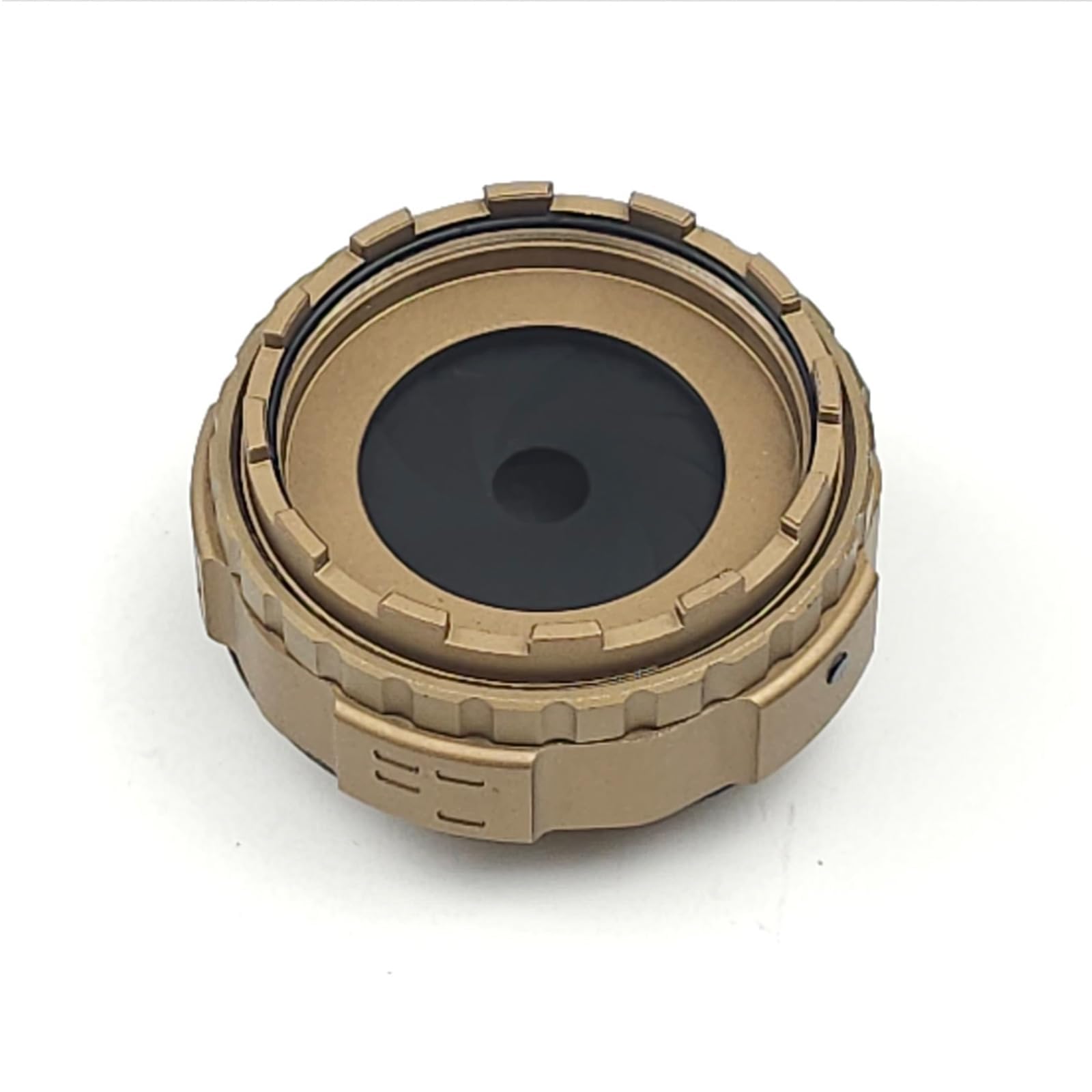 Photo 1 of okyass PVS-14 Adjustable Iris Aperture NVG Cap Gen2 for NVGs/NODs (Tan)