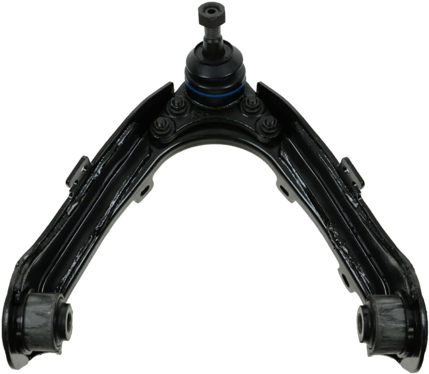 TRQ Front Upper Driver Side and Passenger Side Control Arm and Ball Joint Set 2 Piece Compatible with 04-12 Chevrolet Colorado Rear Wheel Drive 04-12 GMC Canyon Rear Wheel Drive