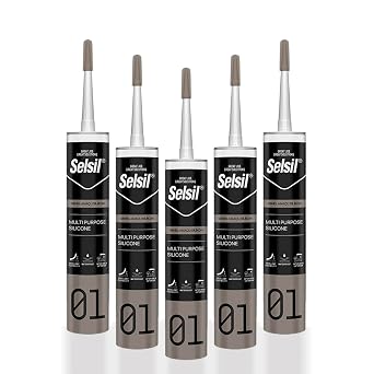 Selsil 2528 Genel Ama l  Silikon Beyaz 280 gr 5 Adet