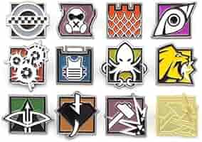 レインボーシックスシージ 【ピンバッジ 34個】 レインボーシックスシージ 【ピンバッジ 34個】