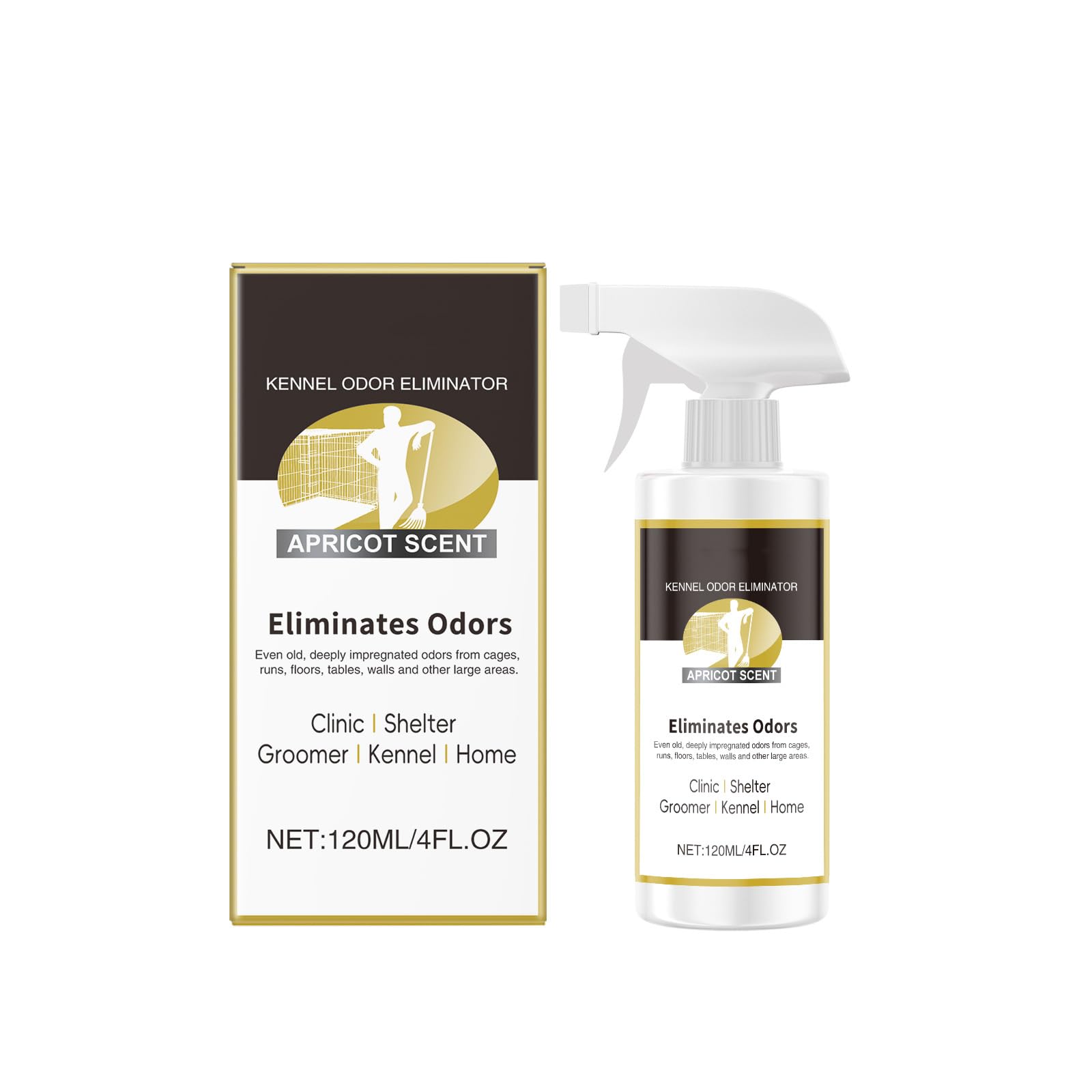 GNAUMORE Pet Odour Eliminator Spray,Pet Odor Eliminator Spray for Strong Odor,Odour Eliminator for All Surfaces,Pet Odour Remover & Deodoriser,120ML,1PC,Pet Stain and Odour Remover