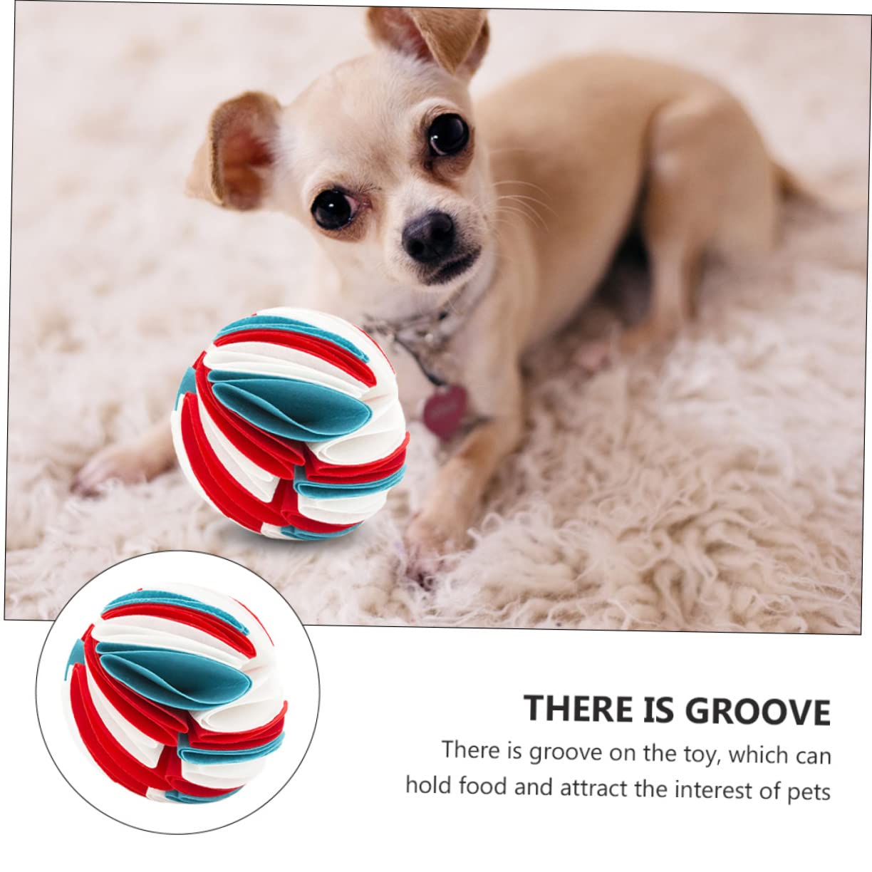 Supvox 3stücke Pet Dog Sniff Toy Interaktives Schnüffelspielzeug Für Welpen Buntes Kauspielzeug Aus Sicherem Material Langsame Futterzufuhr Für Drinnen Und Draußen