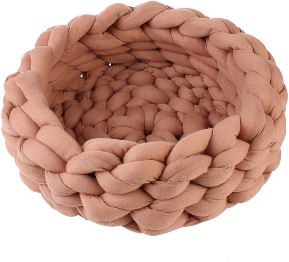 Premium Knitted Self-Warming Luxury Dog Bed, Dog Bed for Medium Dogs, Dog Bed for Small Dogs, Calming Pet Bed, Anxiety Dog Bed, Size/Color Options (Extra Large, Blue/Green)