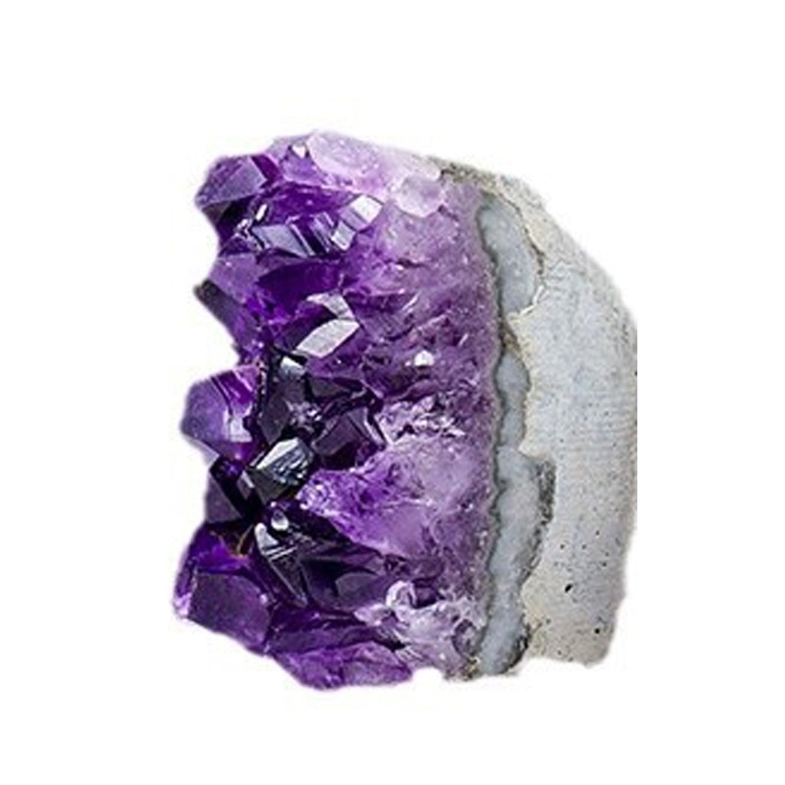 ITCLEYMDZV Amethyst Cluster, Stone Uruguayan Purple Crystals Geode Feng Shui Crystal Home Office Decoration,200~250g