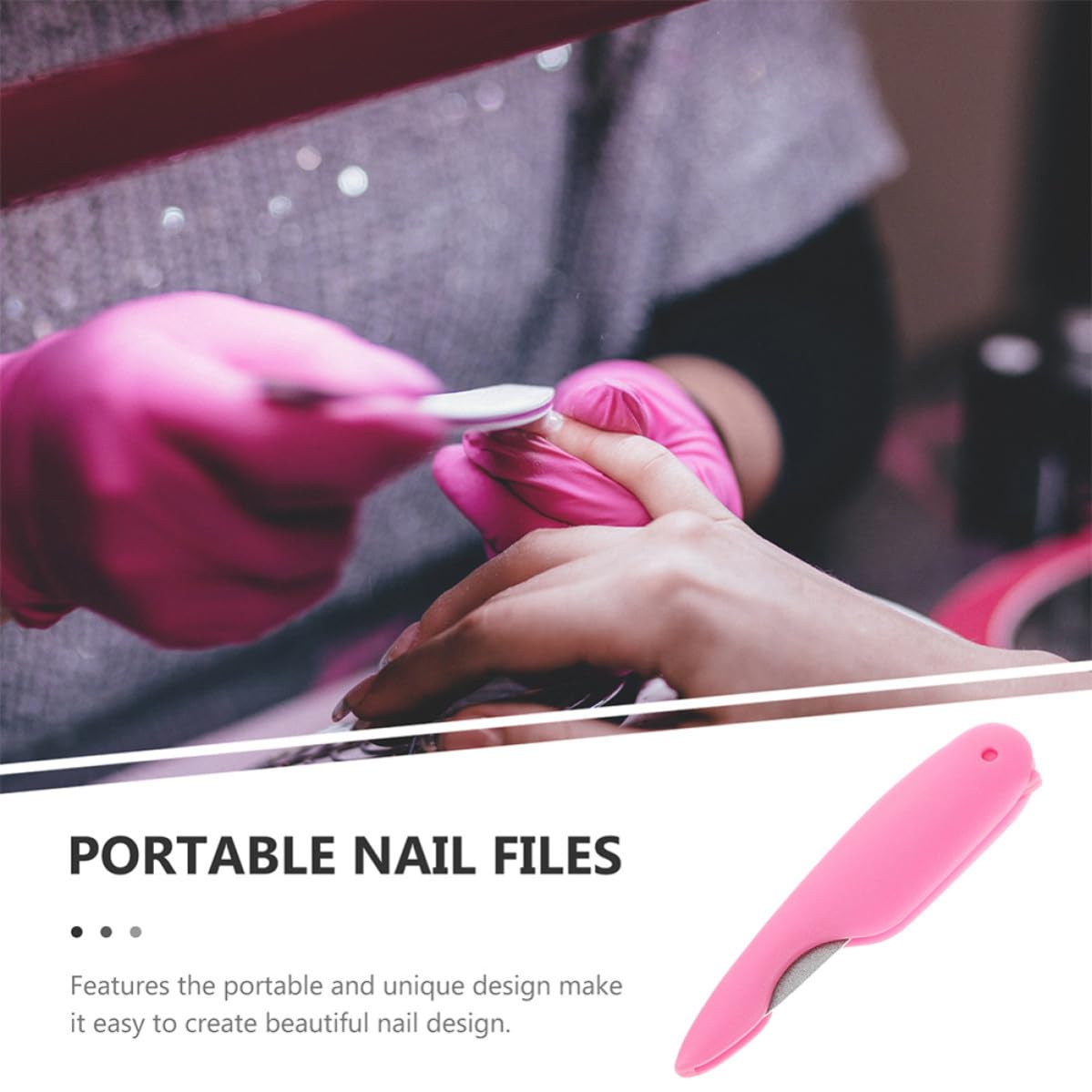 Juego de 8 Limas de Uñas Metálicas Plegables Doble Cara para Manicura en Casa o Salón, Portátil Diseño Delicado y Textura Fina para Alisar Uñas