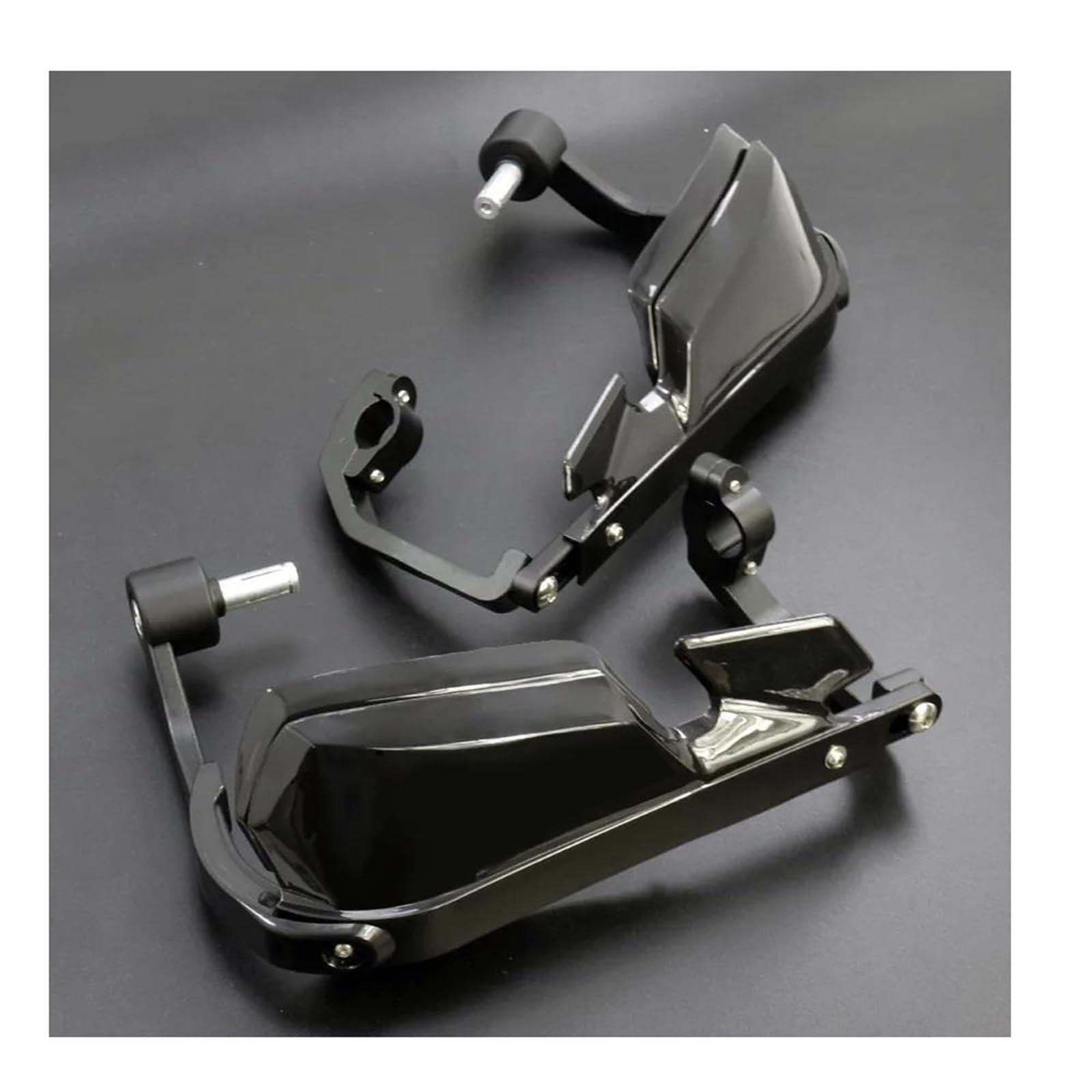 Protectores Manos Paramanos De Motocicleta, Protectores Freno Y Cubierta Parabrisas para CRF1000L Africa Twin 2016-2019. Protección Manillar Deflectores(Negro)