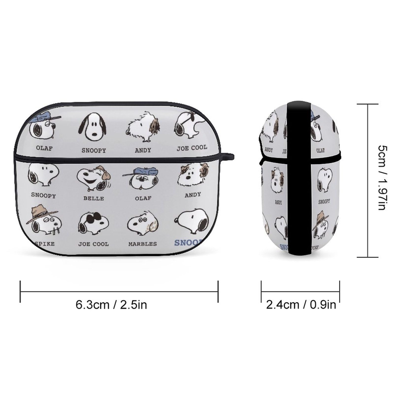 Amazon.co.jp: スヌーピー AirPods Pro ケース Airpods充電ケース用 エアリップルキャリングケース キーチェーン付き  防塵 耐衝撃性 キャラクター かわいい おしゃれ 人気 : Electronics