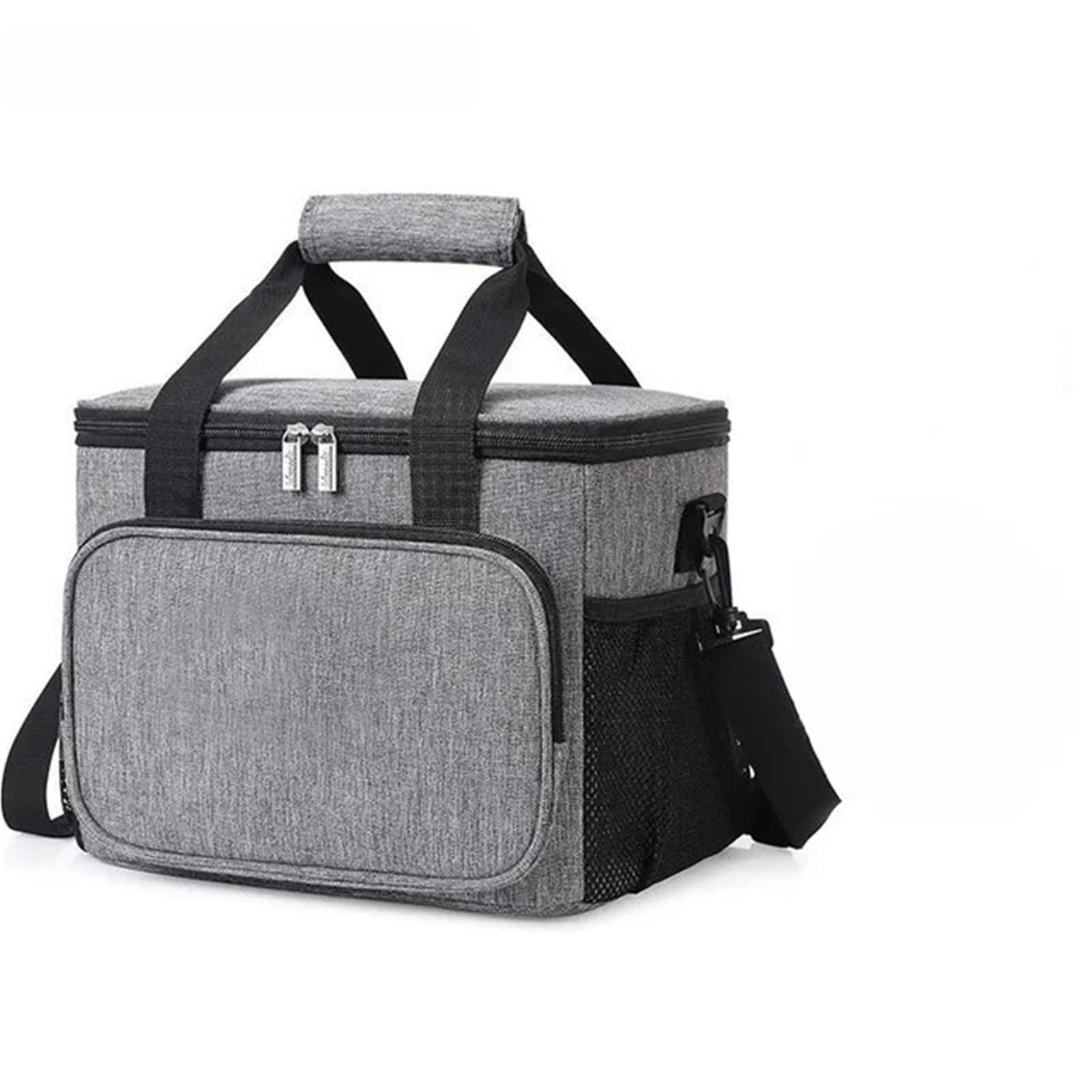 Bolsa De Almuerzo Bolsa de Almuerzo de Tela Oxford con Alta Capacidad, Correas de Mano y de Hombro, portátil, Impermeable, de Gran Capacidad, 1 ud. para Oficina，Picnic(35 * 28 * 28)